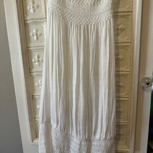 pants store white scrunch top